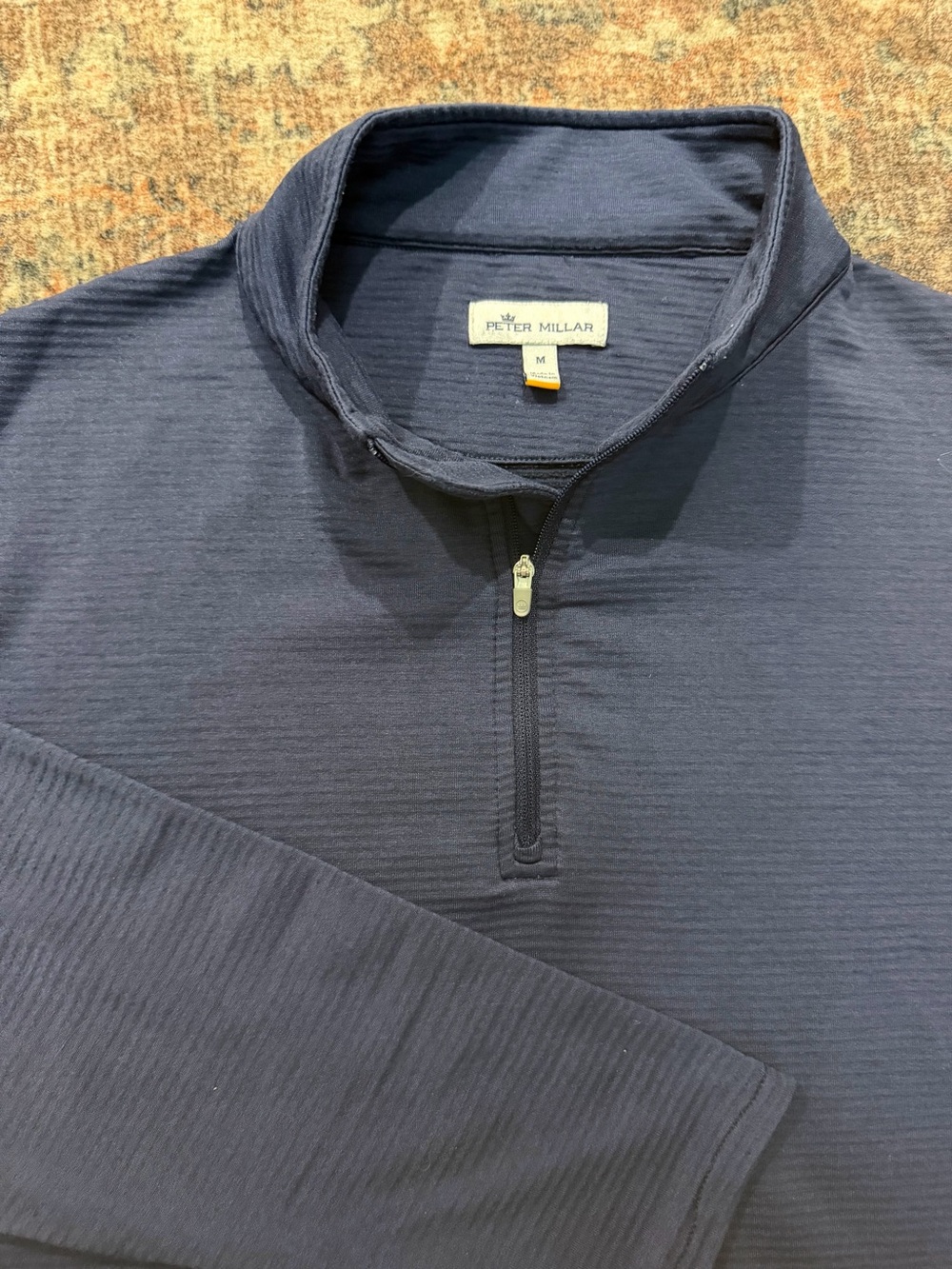Peter Millar Men’s Navy Half-Zip Performance Pullover